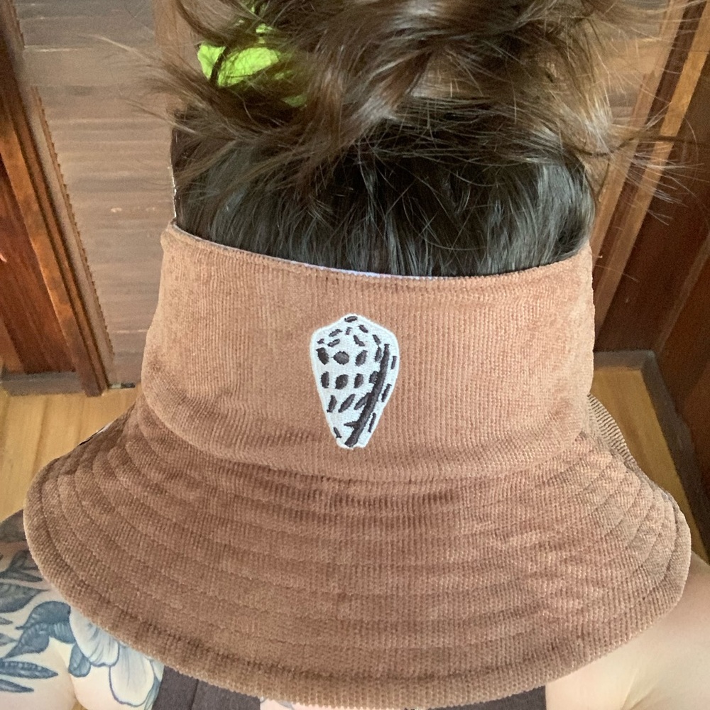 Corduroy Sea Shell Bucket Hat